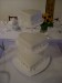 Hlavní svatební dort třípatrový